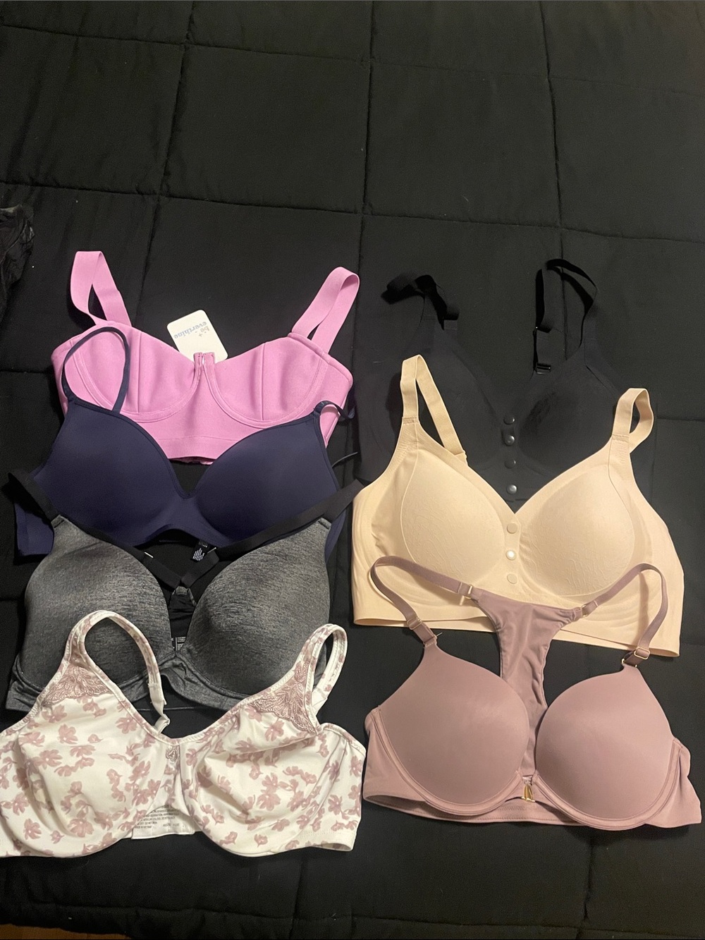 Women’s bra collection, various sizes